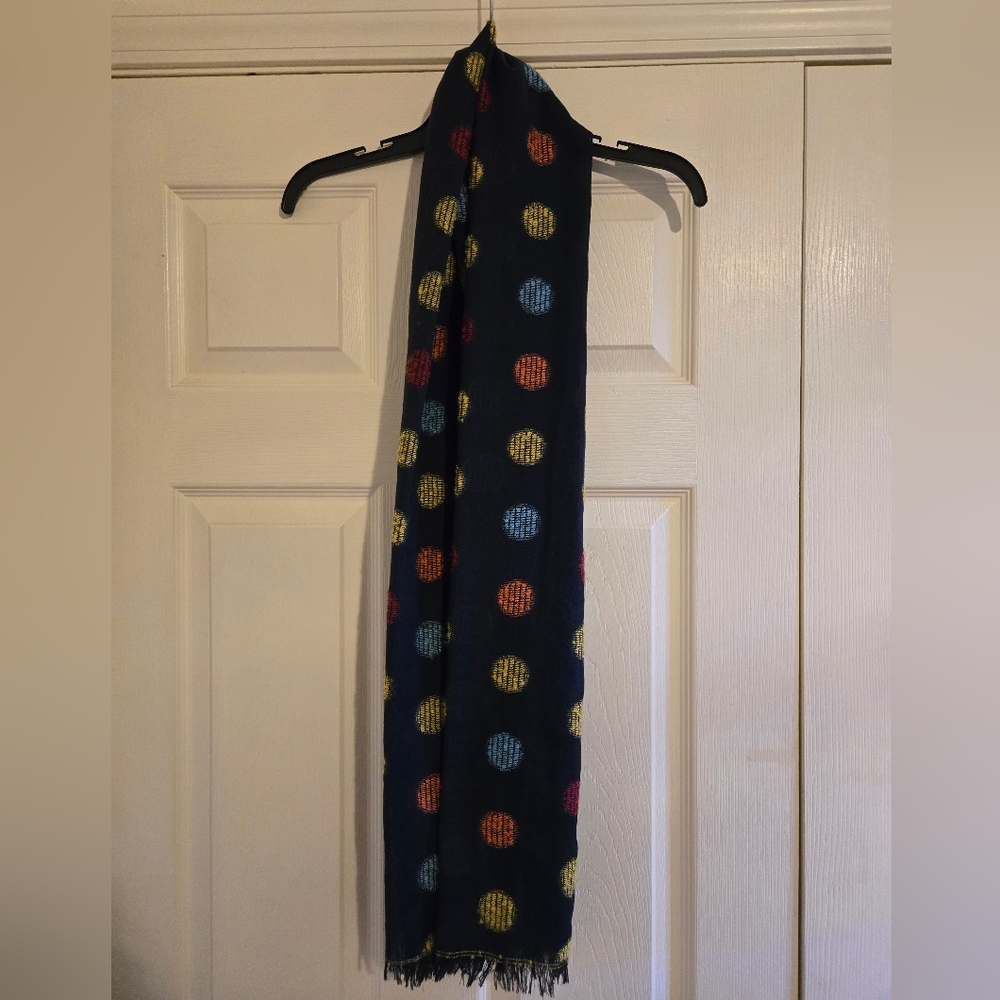 Colorful Polka Dot Scarf Purchased In London